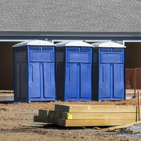 do you offer hand sanitizer dispensers inside the portable restrooms in Piney Creek NC